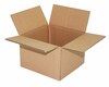 Preview: 100x Faltkarton  150x150x100mm 1-wellig braun