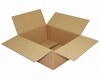 Preview: Faltkarton 350x290x130mm 1-wellig Dickwelle braun