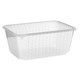 Preview: 250x Rechteckschalen klar 1200 ml (PP)