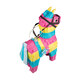 Preview: Pinata Pferd Partyspiel bunt 47 cm 