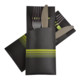 Preview: 11440x Pochetto Bestecktaschen 200x85mm schwarz limette Streifen Serviette