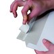 Preview: Vollpappe-Versandtasche 235x308mm stabile Vollpappe Selbstklebeverschluss A4 weiß
