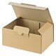 Preview: Warenpost International Versandkarton MEDIUM extra stabil 174x104x74mm braun