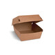 Preview: 1000x Hamburgerboxen kraft braun 115x 115x 78cm