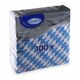 Preview: Servietten 1-lagig 33x33cm Bayerische Raute blau 