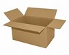 Preview: Faltkarton 280x180x140mm 1-wellig Dickwelle braun