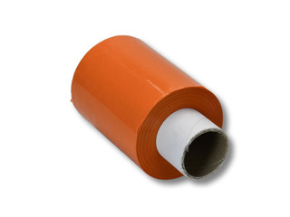 Bündelstretchfolie 100 mm 23my ORANGE Kernlänge 140 mm 150m