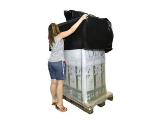 10x Schrumpfhaube Palettenhaube 1250+ 850x1800mm schwarz 125my