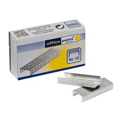 10x Heftklammern silber verzinkt N10 (20 packs je 1000 Stk) =  20000 Stk.