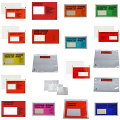 DOCUFIX Dokumententaschen Lieferscheintaschen C5 C6 Din Lang 20 Versionen