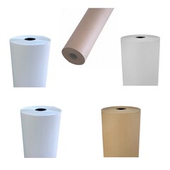(€ 0,06/m-€ 0,37/m) Packpapier Schrenzpapier Paketpapier Rolle 40-110 gr/m2