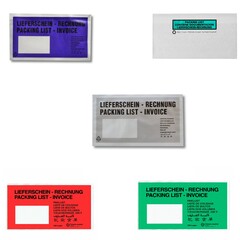 Dokumententaschen Lieferscheintaschen aus Papier DIN Lang ab 100 Stk