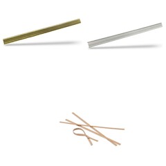 Clipbandverschlüsse Beutelverschlüsse 80-180 mm weiss gold Flachbodenbeutel