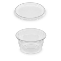 50 Suppenbecher klar 500ml PP Ø 12,7 cm mit Deckel klar Suppenschale Suppenterrine