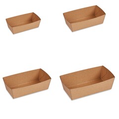 BIONATURE Snackschalen Fettbarriere Pommes Calamari 250-1000ml 4 Größen Auswahl