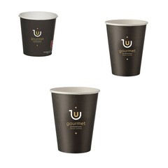 Kaffeebecher CoffeeToGo Pappbecher Design GOURMET Fresh Coffee 100 200 300 ml