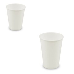 Automatenbecher Heißgetränke to go Pappbecher weiß 150 ml 180 ml Ø 70 mm Auswahl