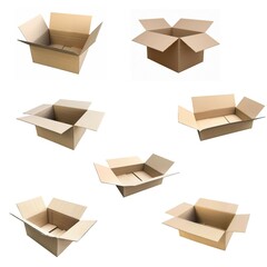 Faltkarton Versandkarton mit variabler Höhe 220 - 800 mm Länge 7 Größen Auswahl