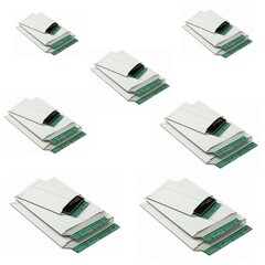 Versandtasche Pappe weiß Selbstklebeverschluß DIN A5 - A3 Höhe bis 30mm 7 Größen