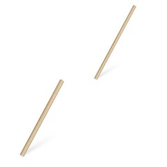 Papiertrinkhalme JUMBO braun 200 oder 150 mm Ø 8 mm Auswahl