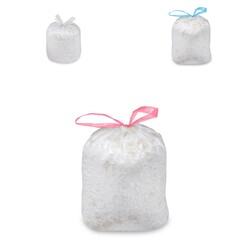 Mülleimerbeutel Müllbeutel 10 18 120 Liter weiss Auswahl