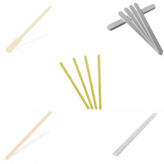 Holz Rührstäbchen Kaffeerührer Papierrührstäbchen Kaffee Auswahl