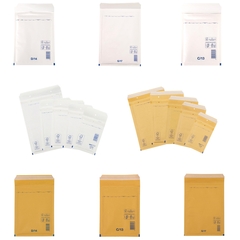 Luftpolstertaschen Luftpolsterkuvert Versandtaschen weiß braun 1A Din A6 A5 A4