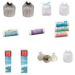 Müllbeutel Müllsäcke 10 16 18 20 24 25 Liter Duftmüllbeutel Zugband Henkel Bad