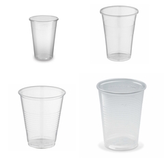 Trinkbecher Getränkebecher Einwegbecher 200 250 300 400 ml PP transparent klar