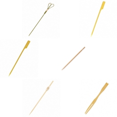 Bambus Fingerfoodspieße Schaschlikspieße 80 -200 mm Kanapee BBQ Buffet