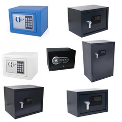 Tresor Safe elektronisches Zahlenschloss Fingerprint 5 Größen 4 Farben