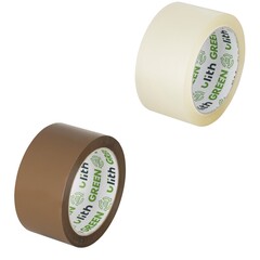 (€ 0,01/m-€ 0,11/m) Klebeband 50mmx66m Recyclinganteil leise braun transparent