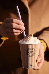 Preview: BIO Thermo Riffelbecher doppelwandig 250ml Ø9cm -10°C bis 100°C 