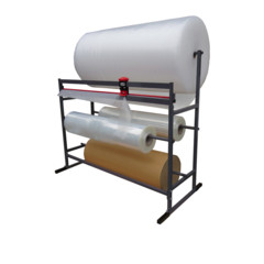 Vierfach Schneidständer für 4 Rollen 1 Schneidvorrichtung feststehend 100cm