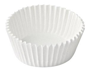 10000x Gebäckkapseln weiß Ø 50 x 32 mm