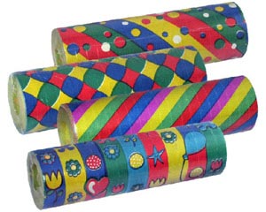 1 Rolle Luftschlangen sortierte Motive 4 m 1 Stk.