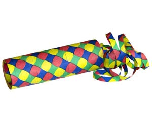 1 Rolle Luftschlangen HARLEKIN beidseitig 4 m 1 Stk.