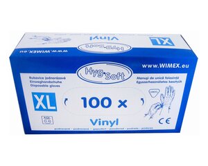 Preview: 200x Vinyl Einweghandschuhe Vinylhandschuhe gepudert Größe XL