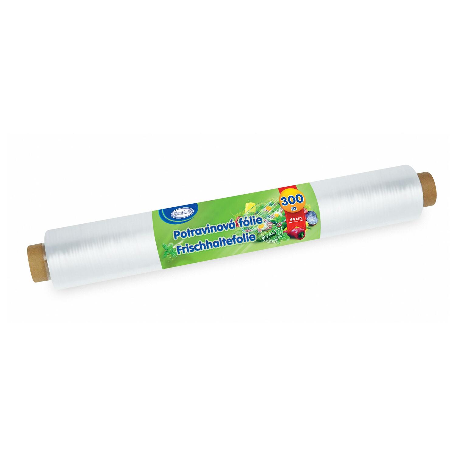 1 Rolle Frischhaltefolie Haushaltsfolie aus PE 44 cm x 300 m einzeln verpackt