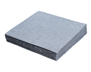 1000x Servietten 33 x 33 cm 1/4 -Falz 3-lagig silber 