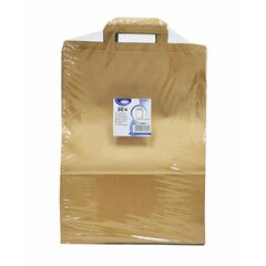 Preview: GASTRO Papiertragetaschen 39 x 32 x 16 cm mit EAN-Code braun 