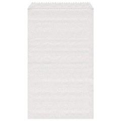 4000x Papierflachbeutel weiß 8 x 11 cm