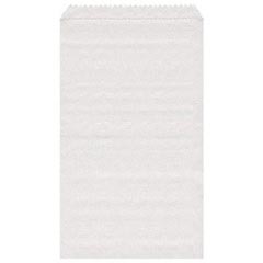 10000x Papierflachbeutel weiß 13 x 19 cm