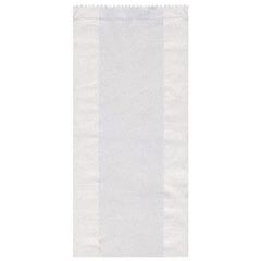 10000x Papierfaltenbeutel weiß 15+7 x 35 cm für ca. 2,5kg Inhalt