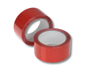 108 Rollen Klebeband Packband PP Acrylatkleber geräuscharm 50mm/66m rot