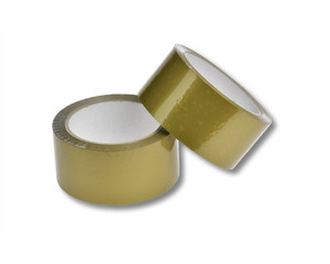 108 Rollen Klebeband Packband PP Acrylatkleber geräuscharm 50mm/66m gold
