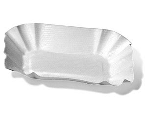 500x Pappschalen eckig  9 x 14 x 3cm KU 51 fettdicht