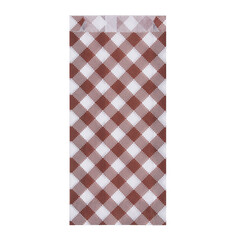 300x Hot dog Beutel KARO 9+2,5 x 20 cm mit Seitenfalten