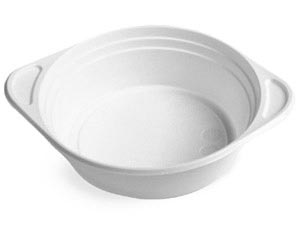 1000x Suppenterrine Einweg-Mikrowellenterrine weiß (PP) 500 ml