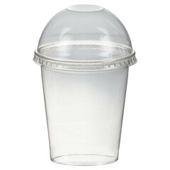 Smoothiebecher Dessertbecher + Domdeckel 300 ml Ø95mm PET glasklar 